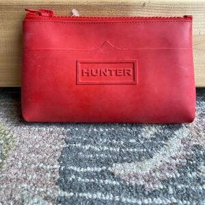 Hunter Rubber  Zipped Clutch